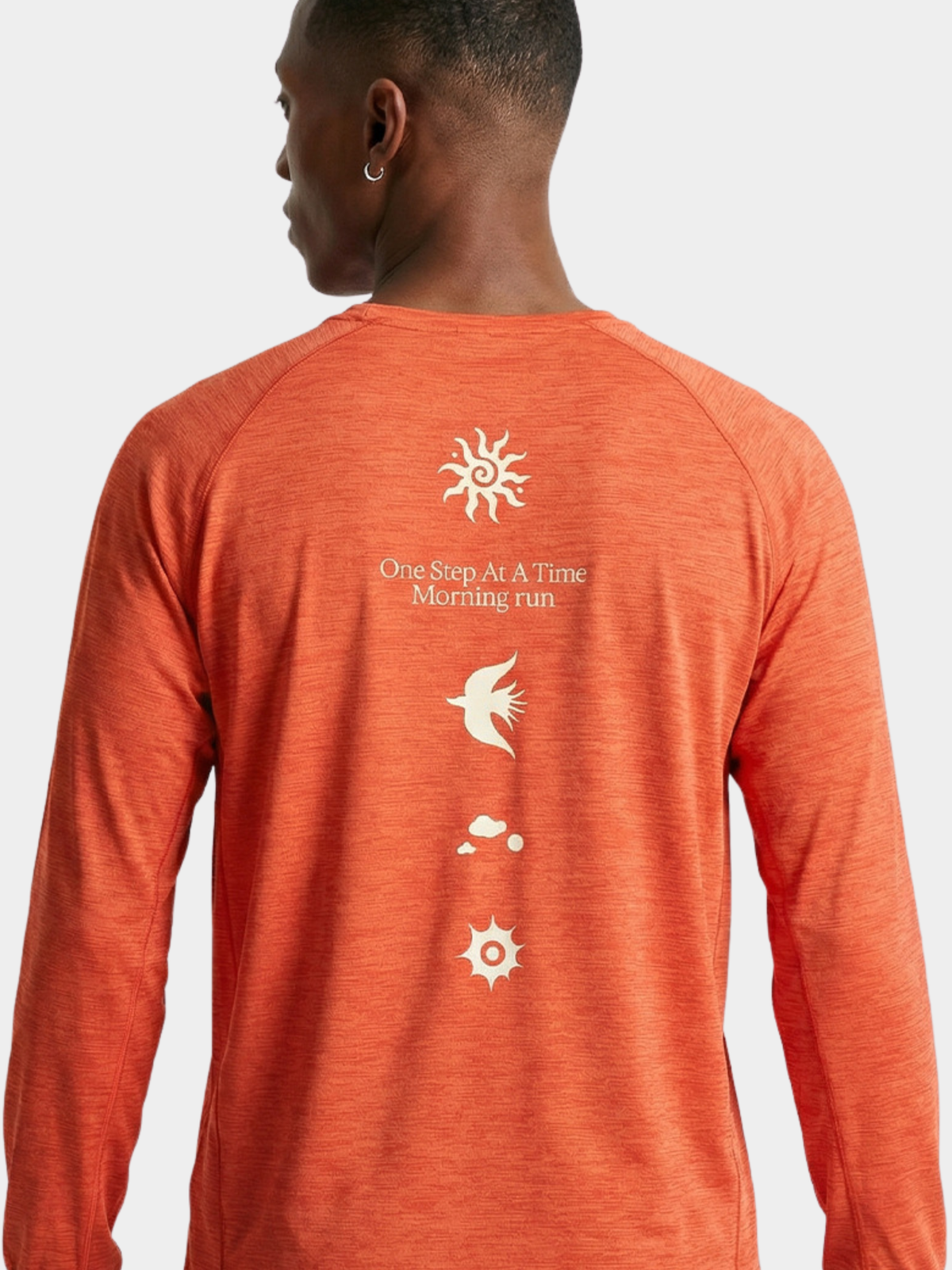 Nocturn – Unisex schnelltrocknendes Grafik-Langarmshirt