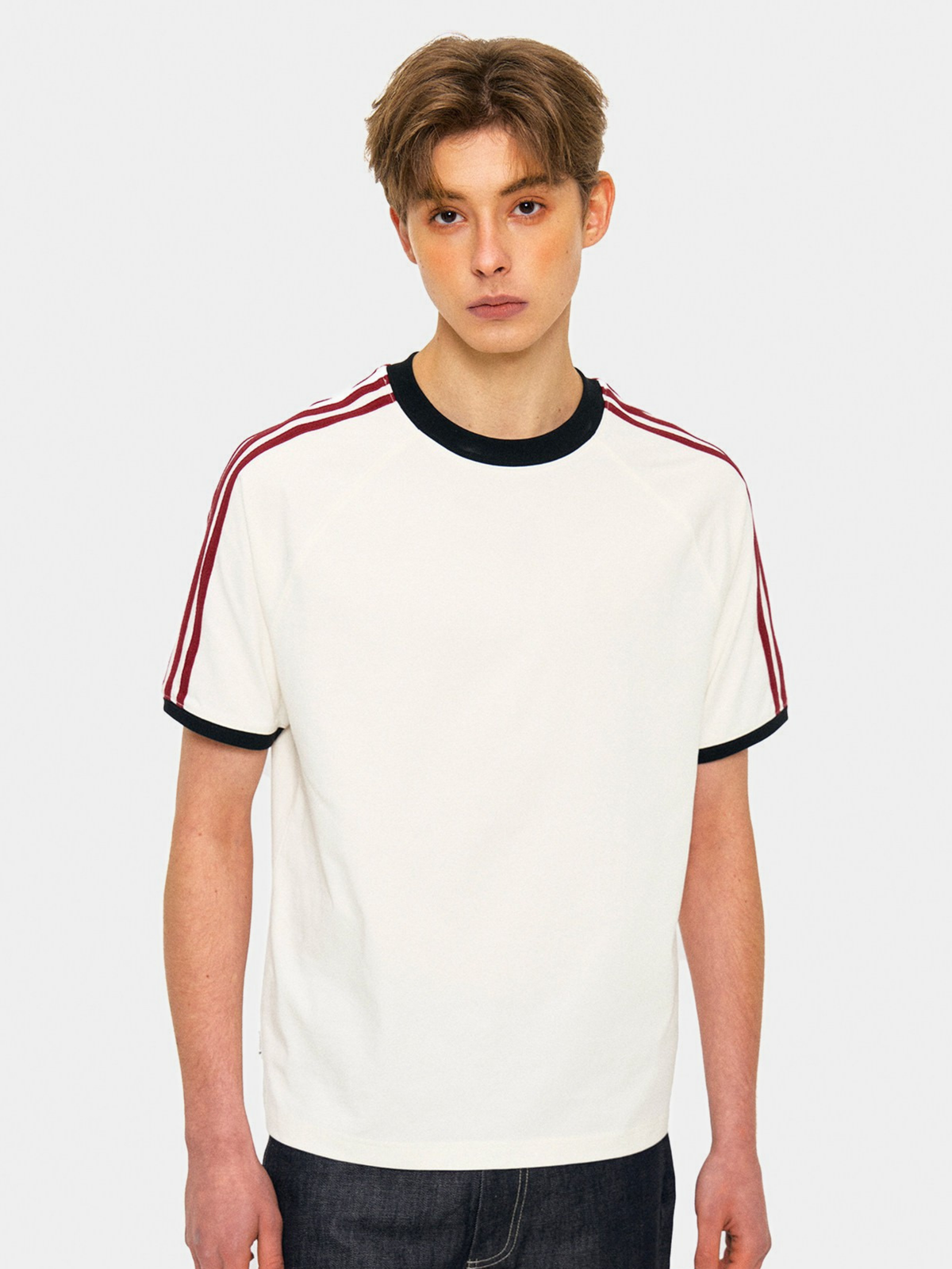 Dusttrail – Unisex Colorblock-T-Shirt mit kühlenden Streifen und schnelltrocknendem Material
