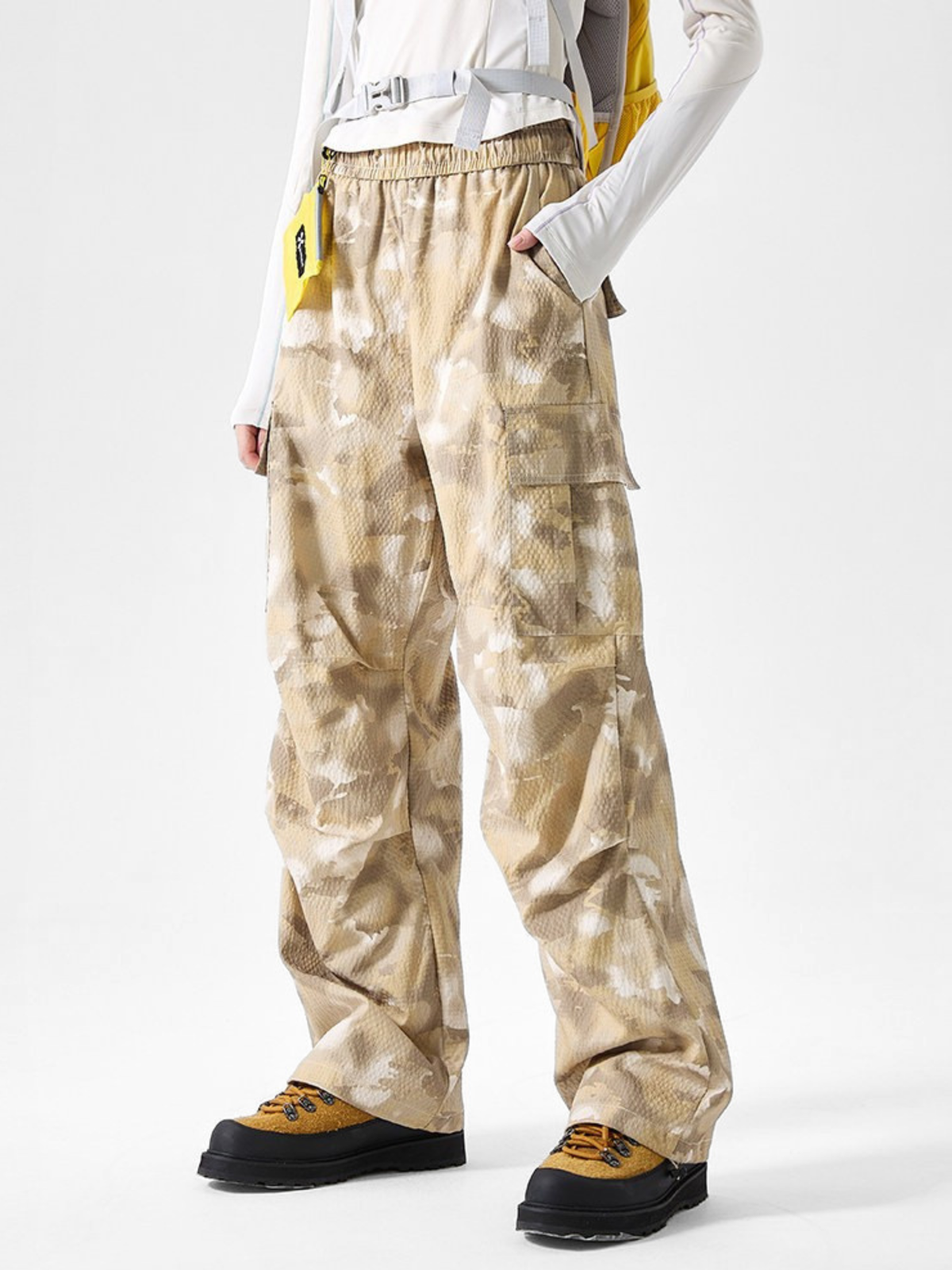 OwlCliff – Wasserabweisende Triple-Protection Cargo-Hose mit Camo-Muster