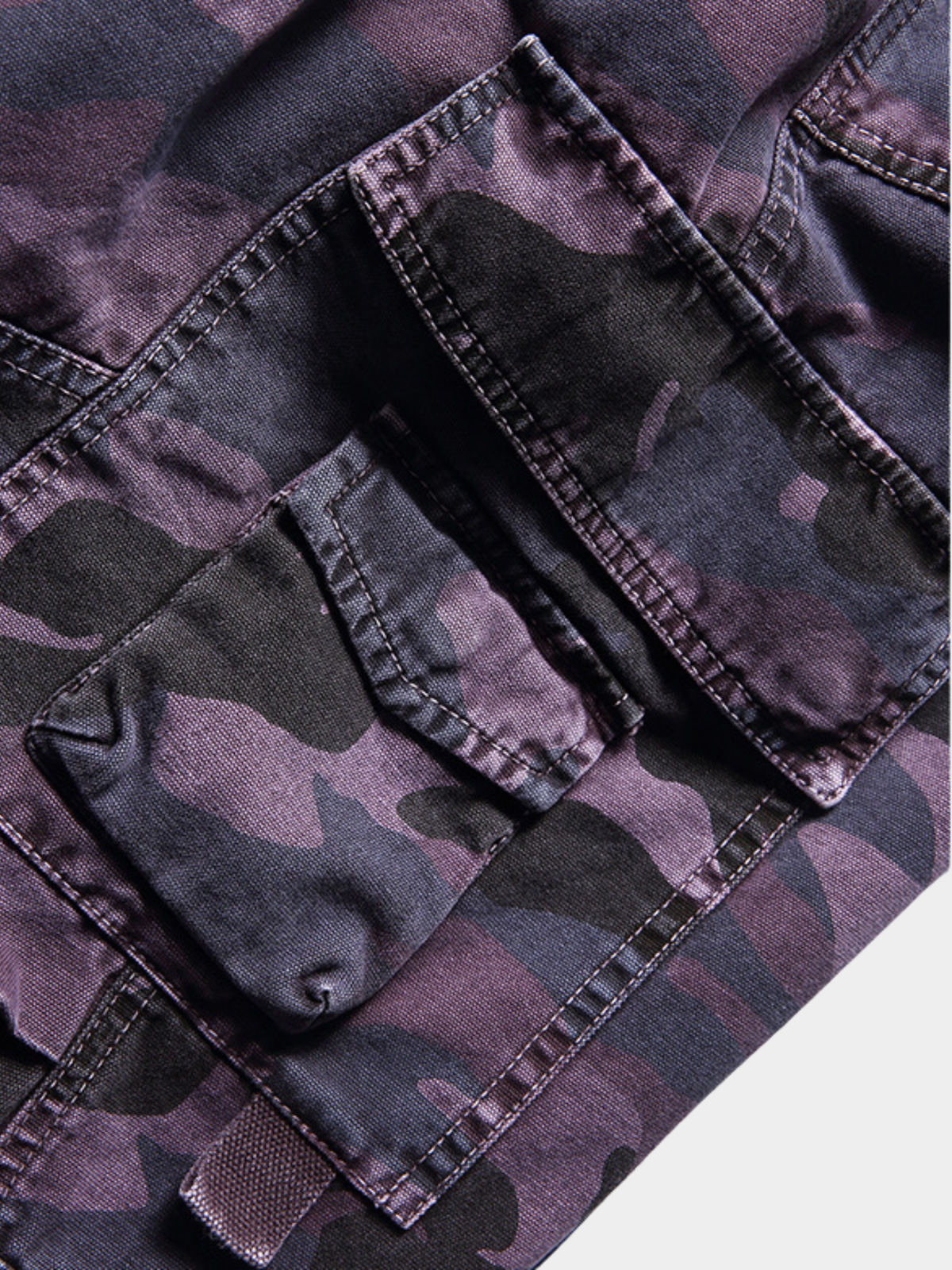 CampShell - Camouflage-Shorts mit vielen Taschen im Relaxed Fit