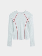 Darkrun - Women's Slim Fit Cropped Long Sleeve T-Shirt