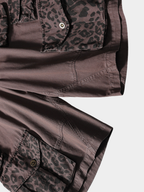 CampStick - Unisex Washed Solid Utility Cropped Pants
