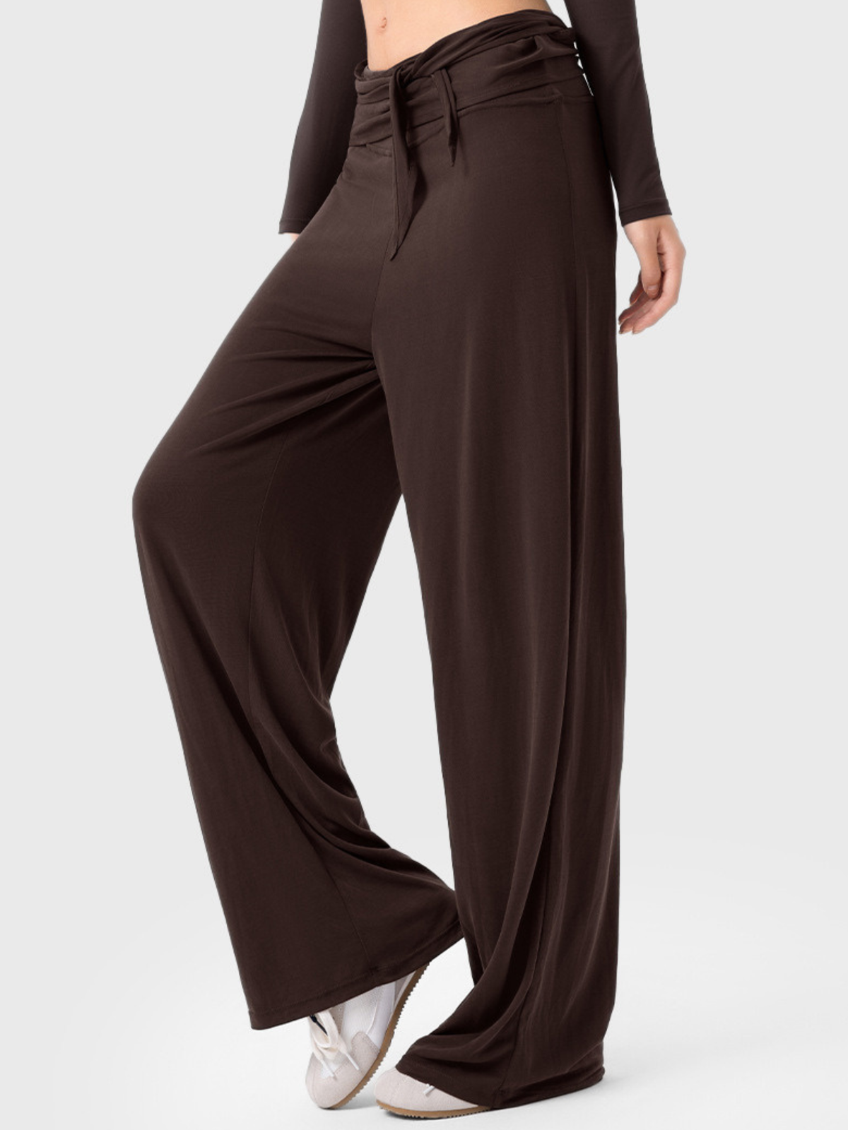 EchoCrest – Atmungsaktive Weite Damenhose mit abnehmbarem Gürtel