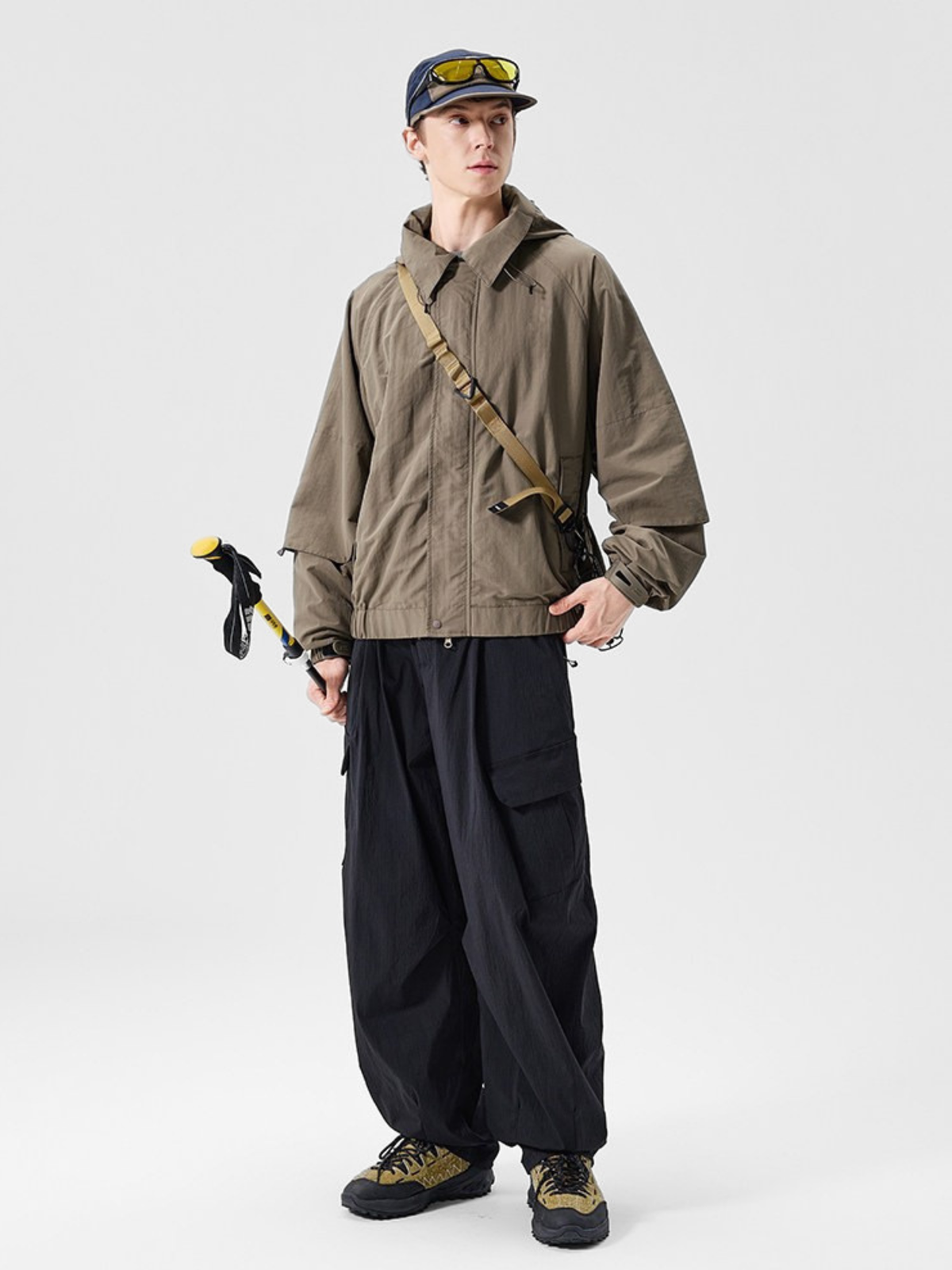 CampTarp – Wasserabweisende, winddichte Unisex-Wanderjacke