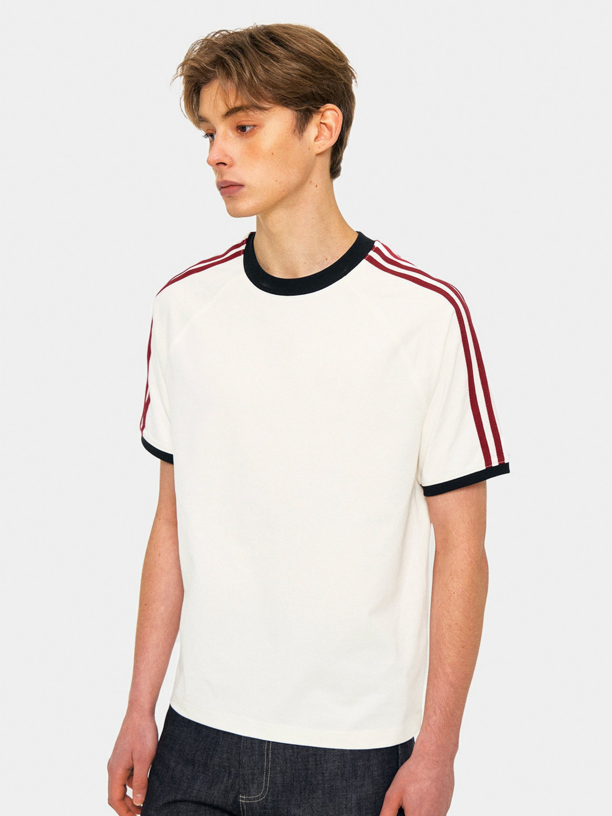 Dusttrail – Unisex Colorblock-T-Shirt mit kühlenden Streifen und schnelltrocknendem Material