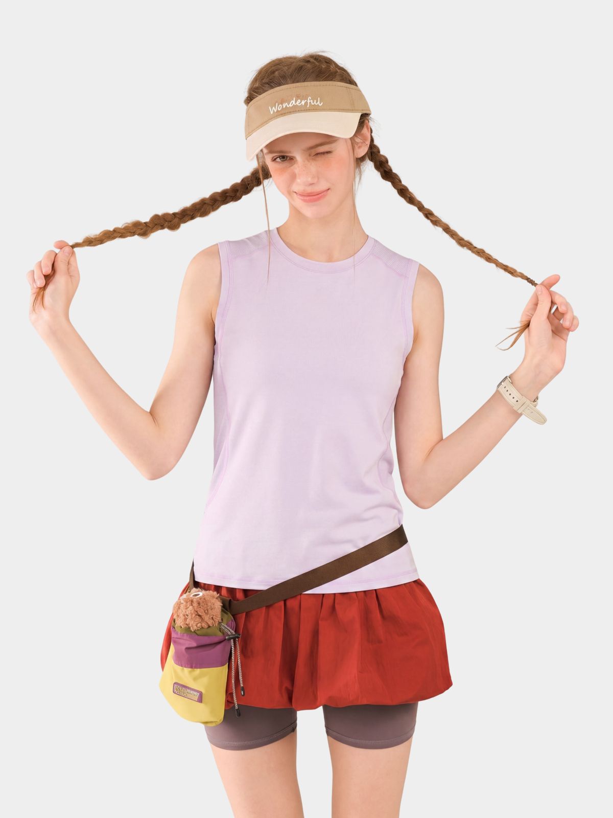 Ashvision – Kühlendes Damen-Funktions-Tanktop aus schnelltrocknendem Mesh-Material