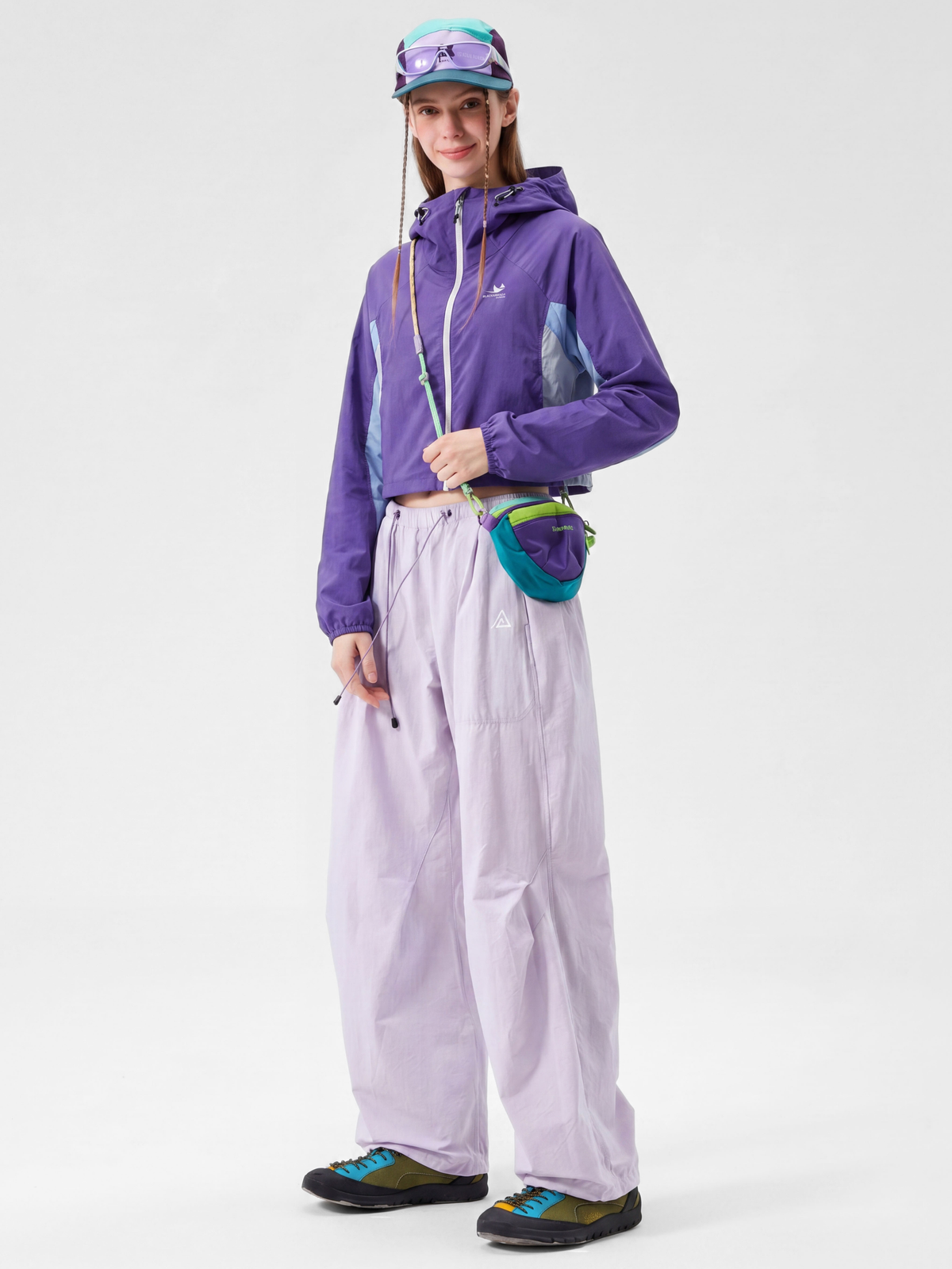 Resonance – Wasserabweisende, verkürzte Colorblock-Jacke für Damen