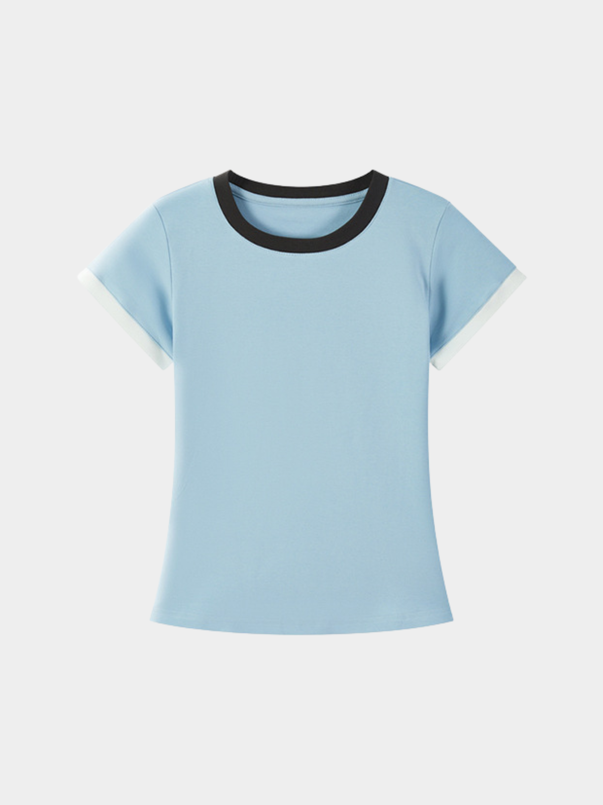 Aquaflow – Damen-T-Shirt in verkürzter Passform mit Color-Block-Design