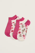 Pack of 2 Bamboo Arty Trainer Socks