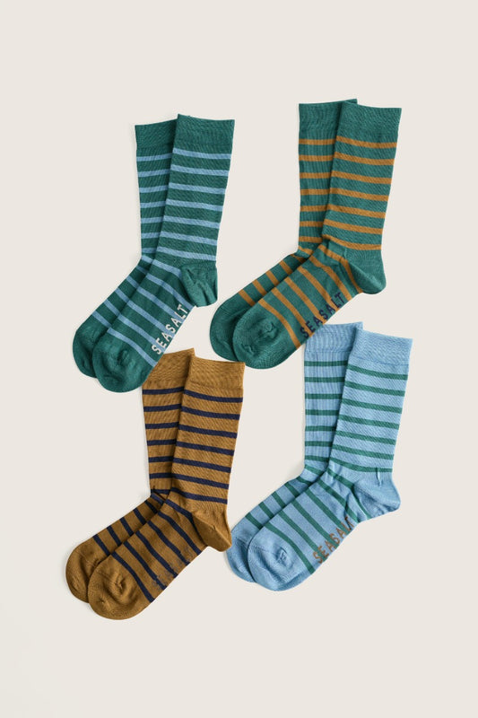 Pack of 4 Men's Sailor Socks