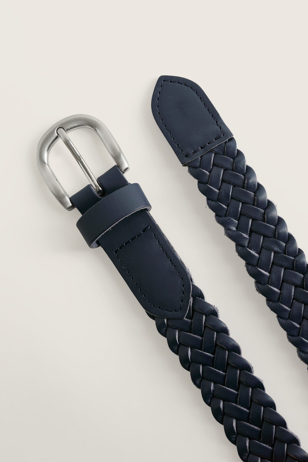 Intertwined Woven Leather Belt