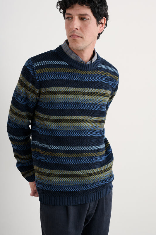 Herren-Pullover Tynwen mit Streifenmuster