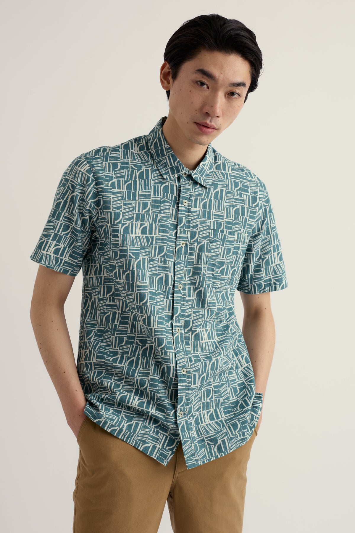 Men's Palores Short Sleeve Organic Cotton Shirt