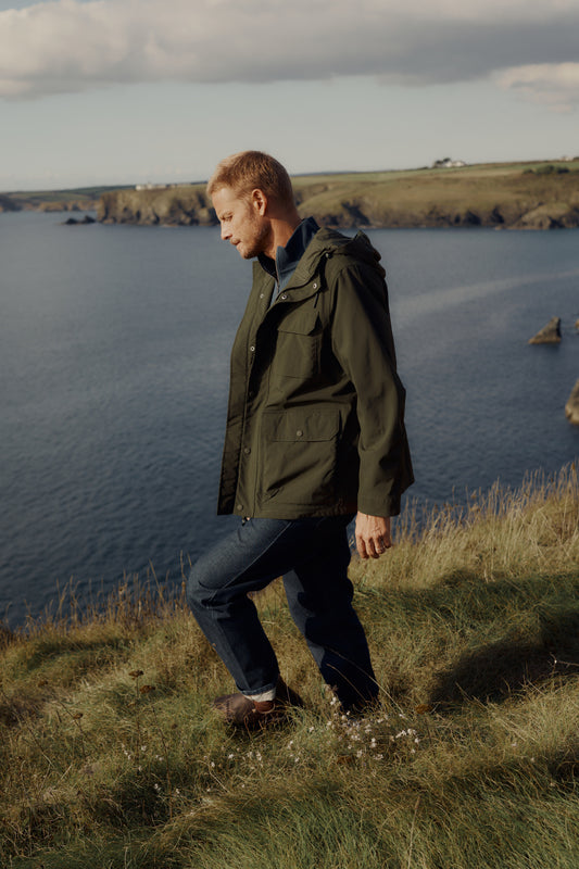Wasserdichte Porthcurno Jacke für Herren