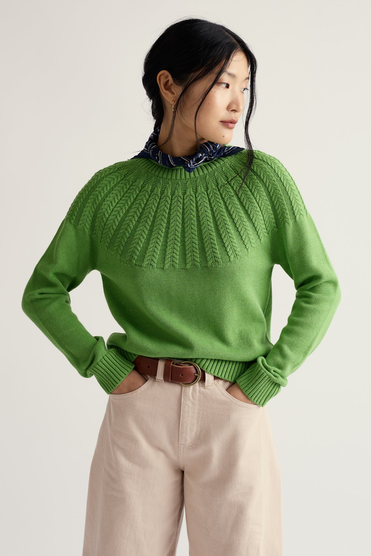 Stone Chat Pullover aus Bio-Baumwolle