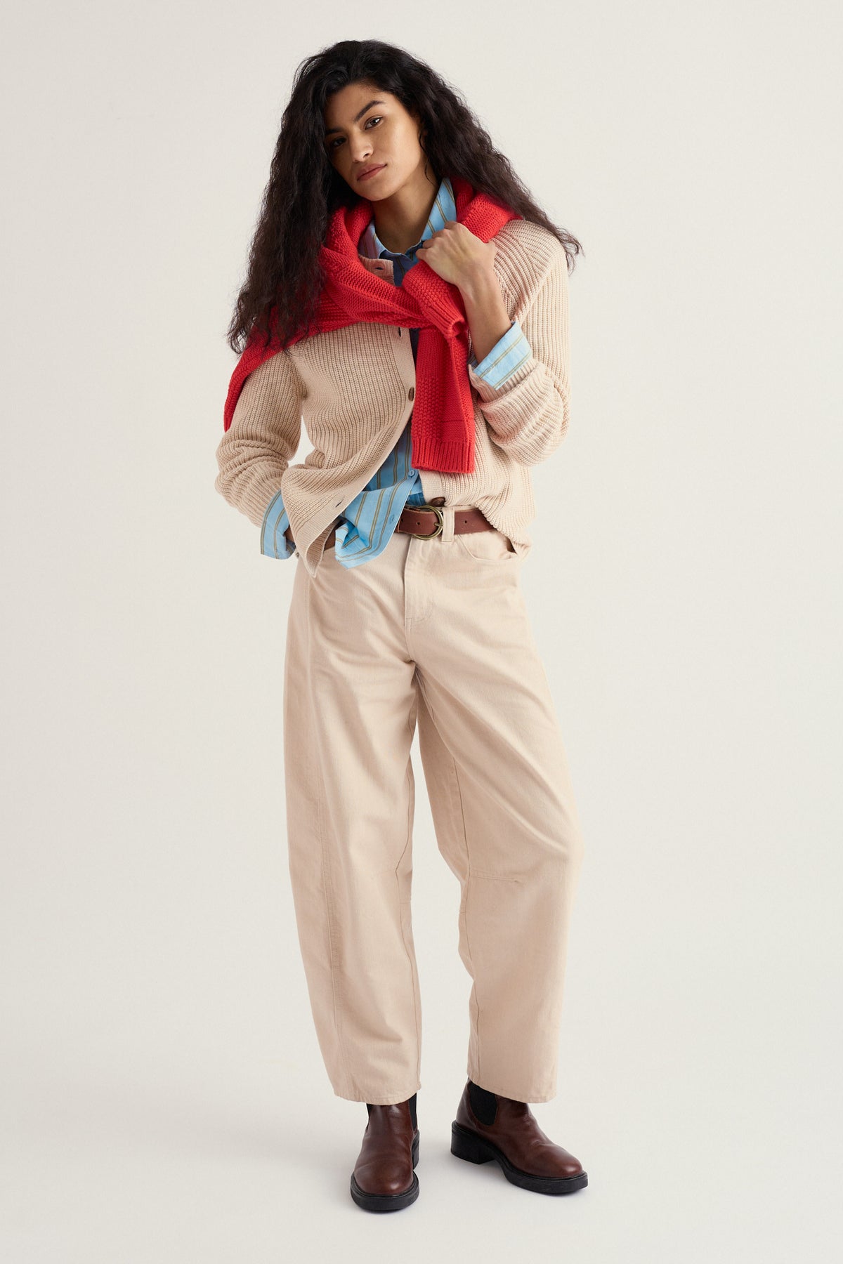 Potters Meadow Organic Cotton Knitted Cardigan