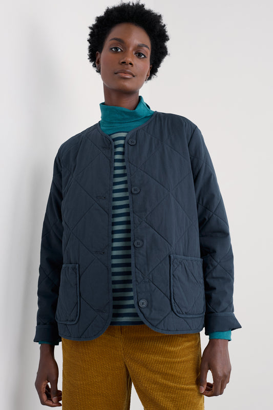 Swift Barn Gesteppte Jacke aus Bio-Baumwolle