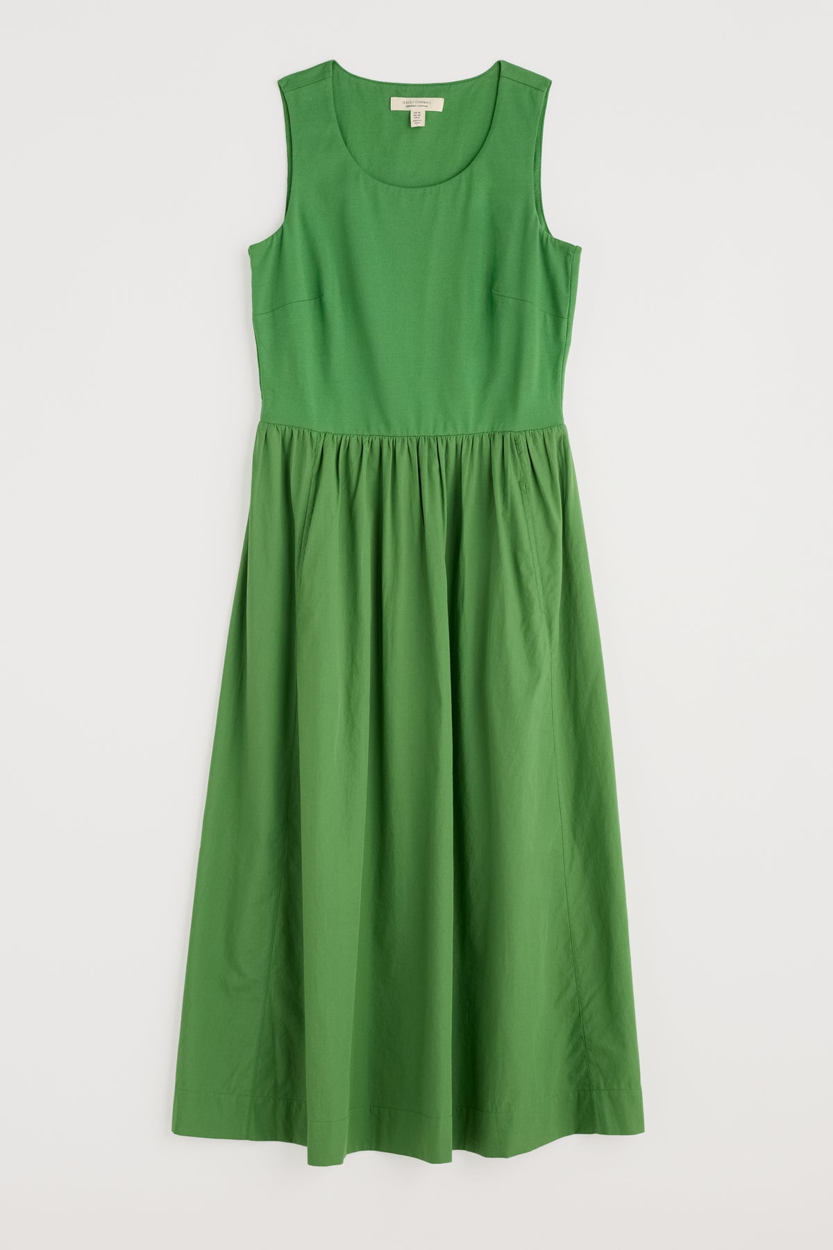 Ärmelloses Kleid aus Madder-Jersey-Webmix