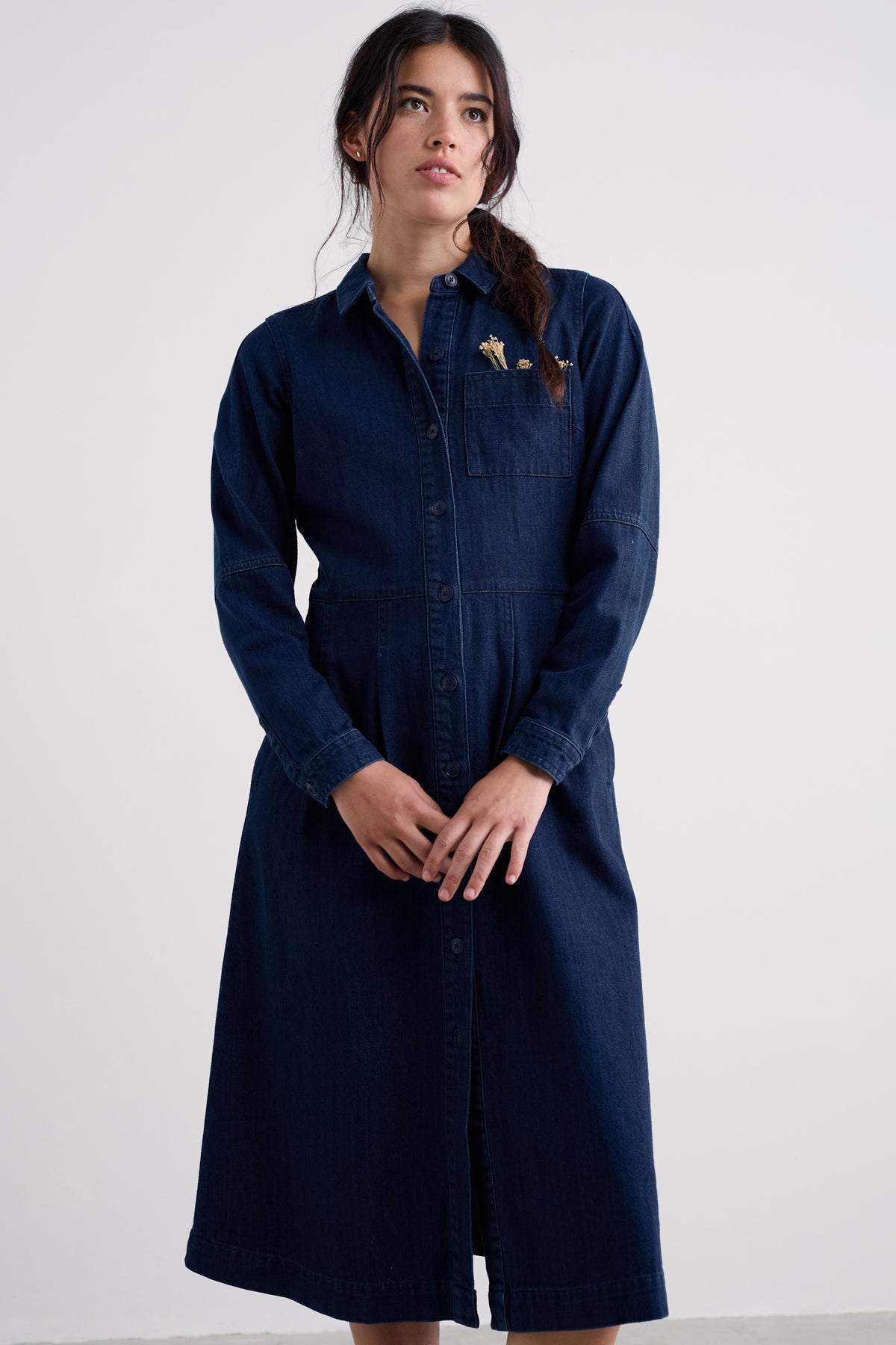 Outlines Hemdblusenkleid