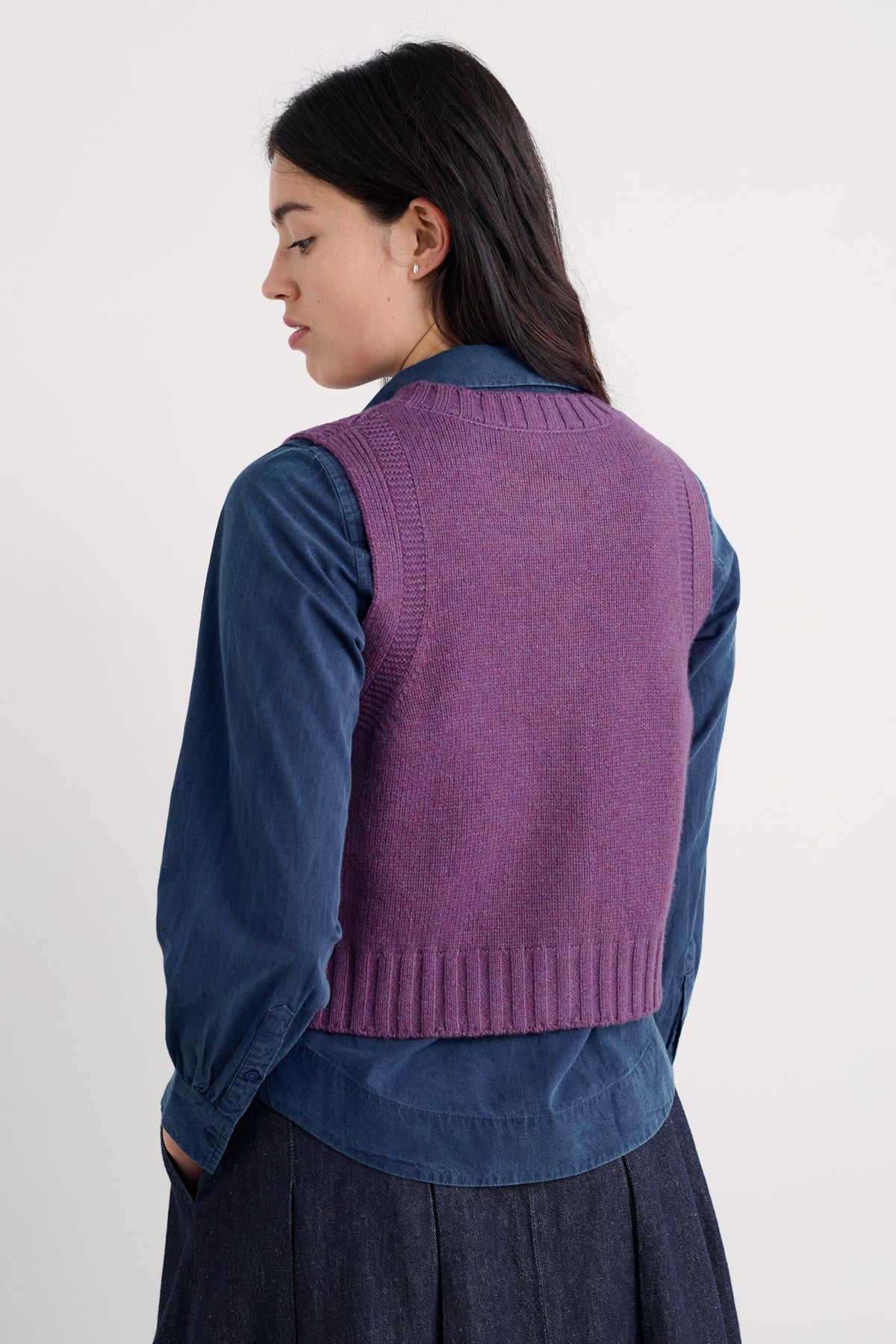 Derwenn Button-Down-Weste
