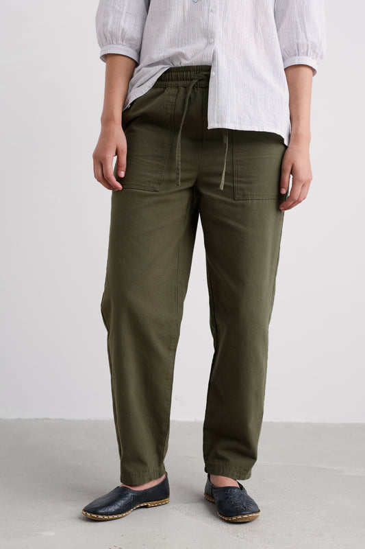 Sholl Trouser in Organic Cotton Canvas