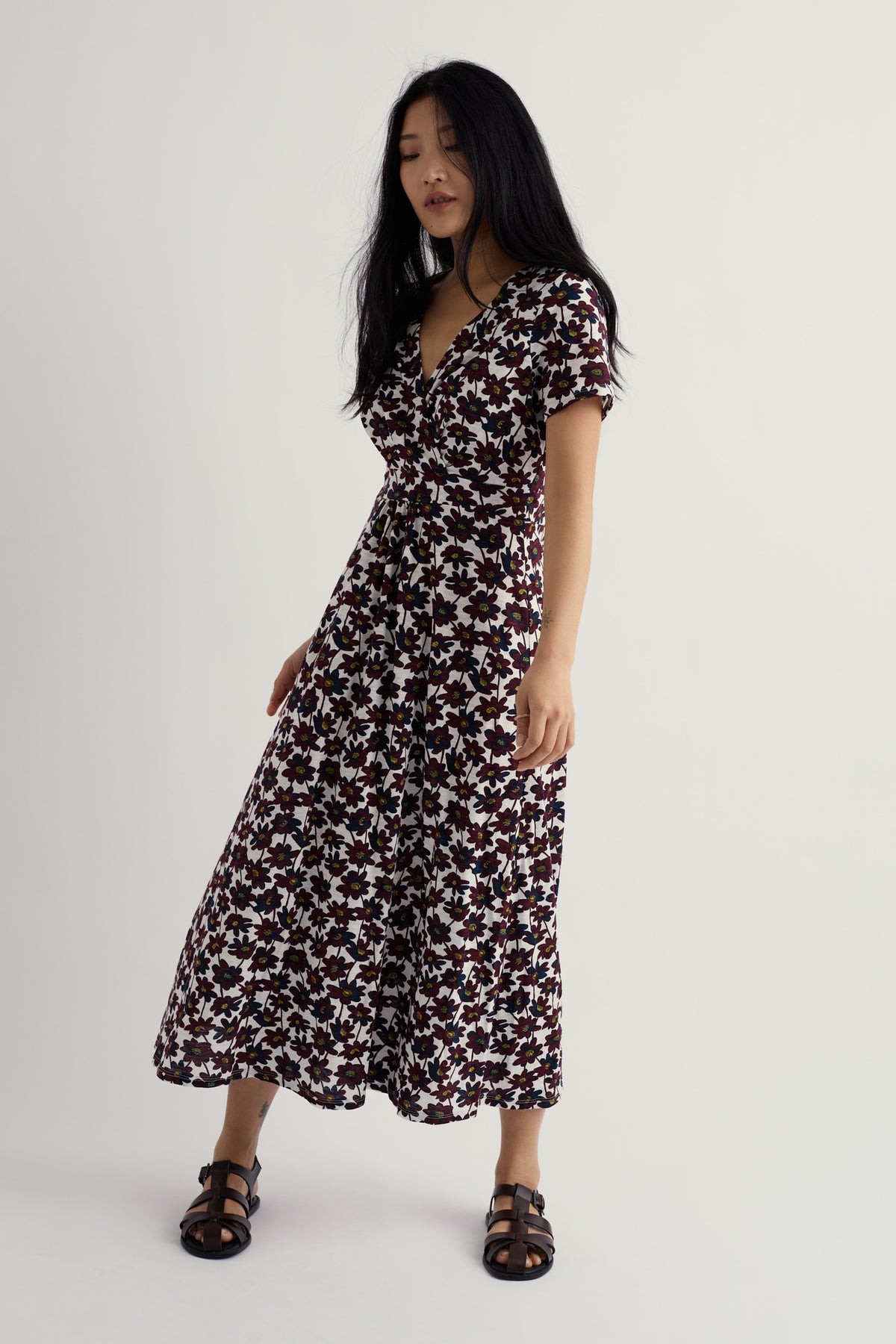 Chapelle-Kleid aus GOTS-zertifiziertem Bio-Baumwolljersey