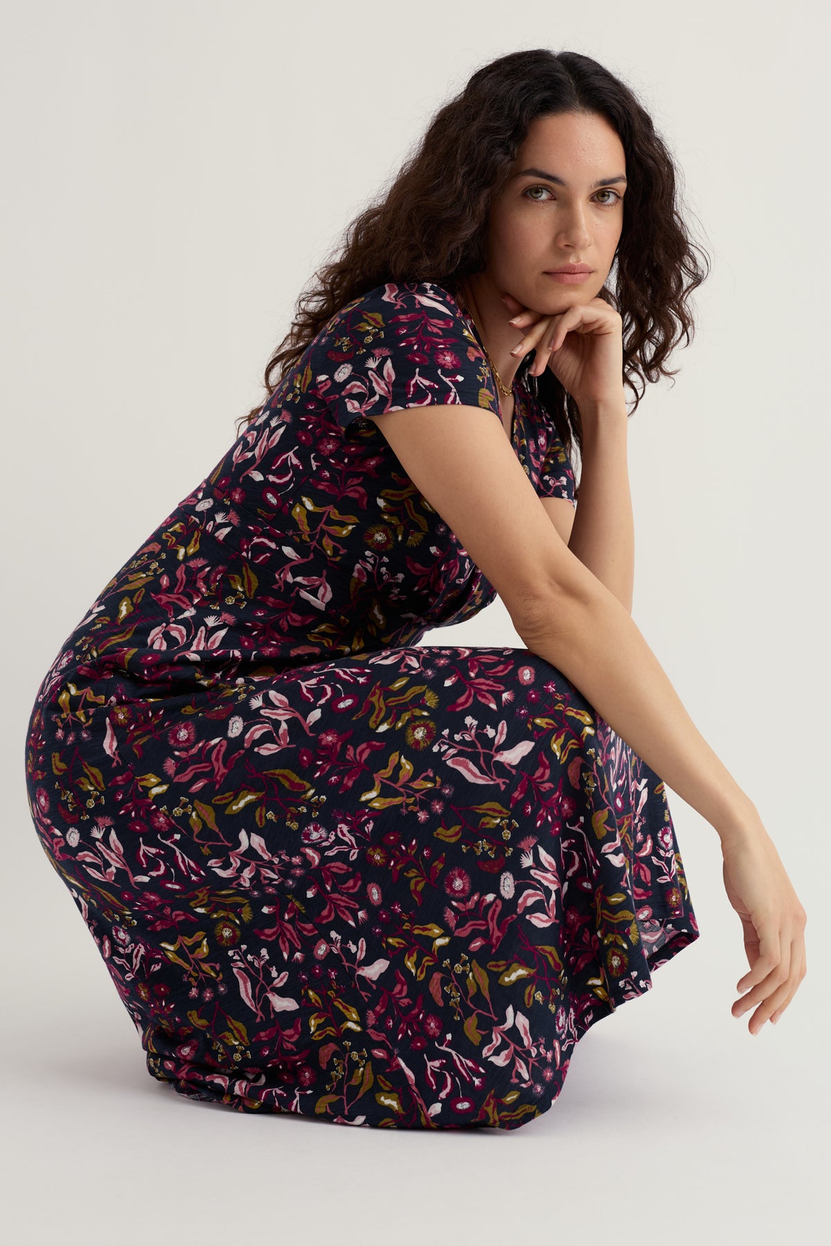 Chapelle-Kleid aus GOTS-zertifiziertem Bio-Baumwolljersey
