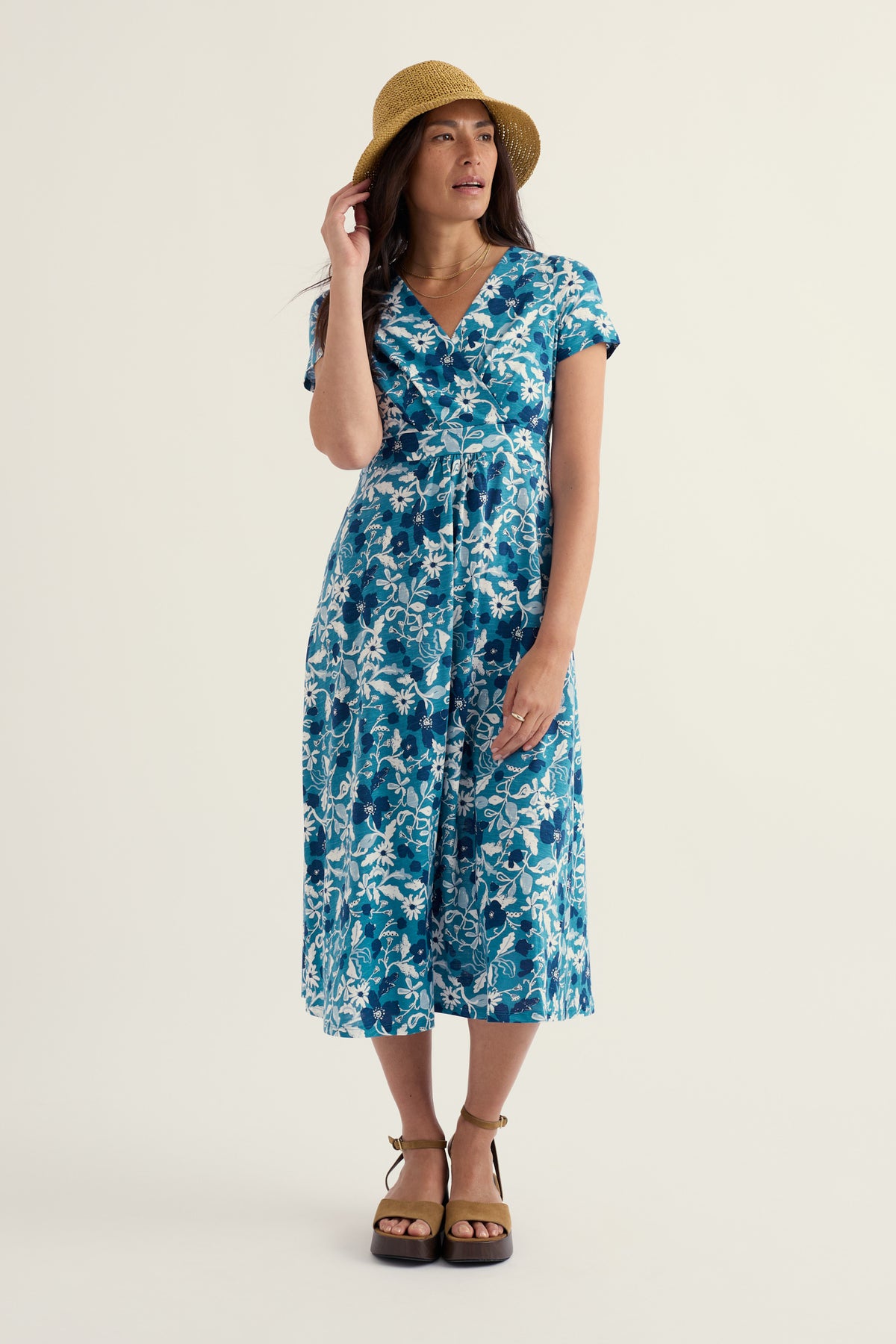 Chapelle-Kleid aus GOTS-zertifiziertem Bio-Baumwolljersey