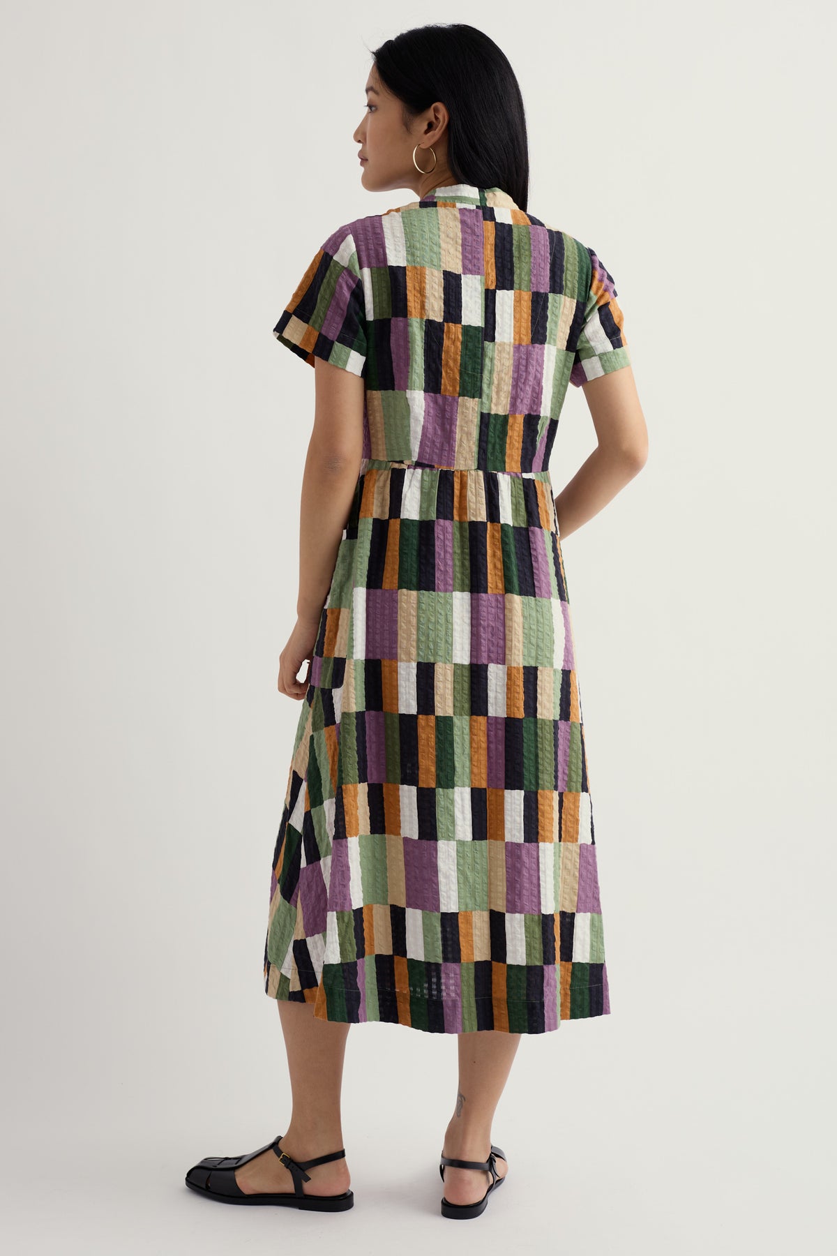 Fowen Midikleid im Hemdblusenstil