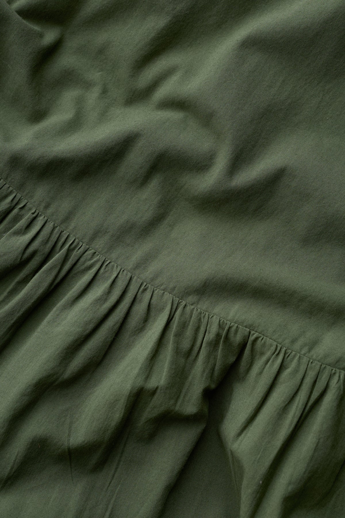 Kaftankleid in Erdtönen aus GOTS-zertifiziertem Bio-Baumwoll-Voile