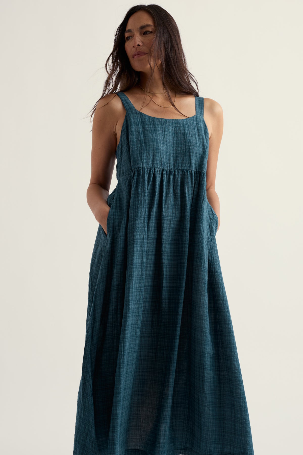 Laity Empire Line Midi Dress