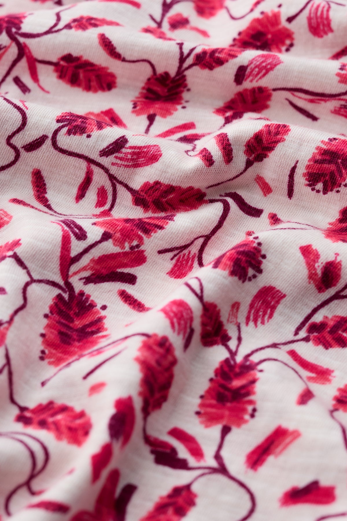 Tremayne Quay Print Jersey Top in GOTS Organic Cotton