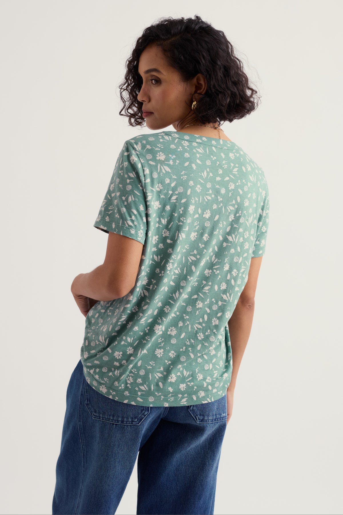 Barnoon Kurzarm-Jerseyshirt mit Druck
