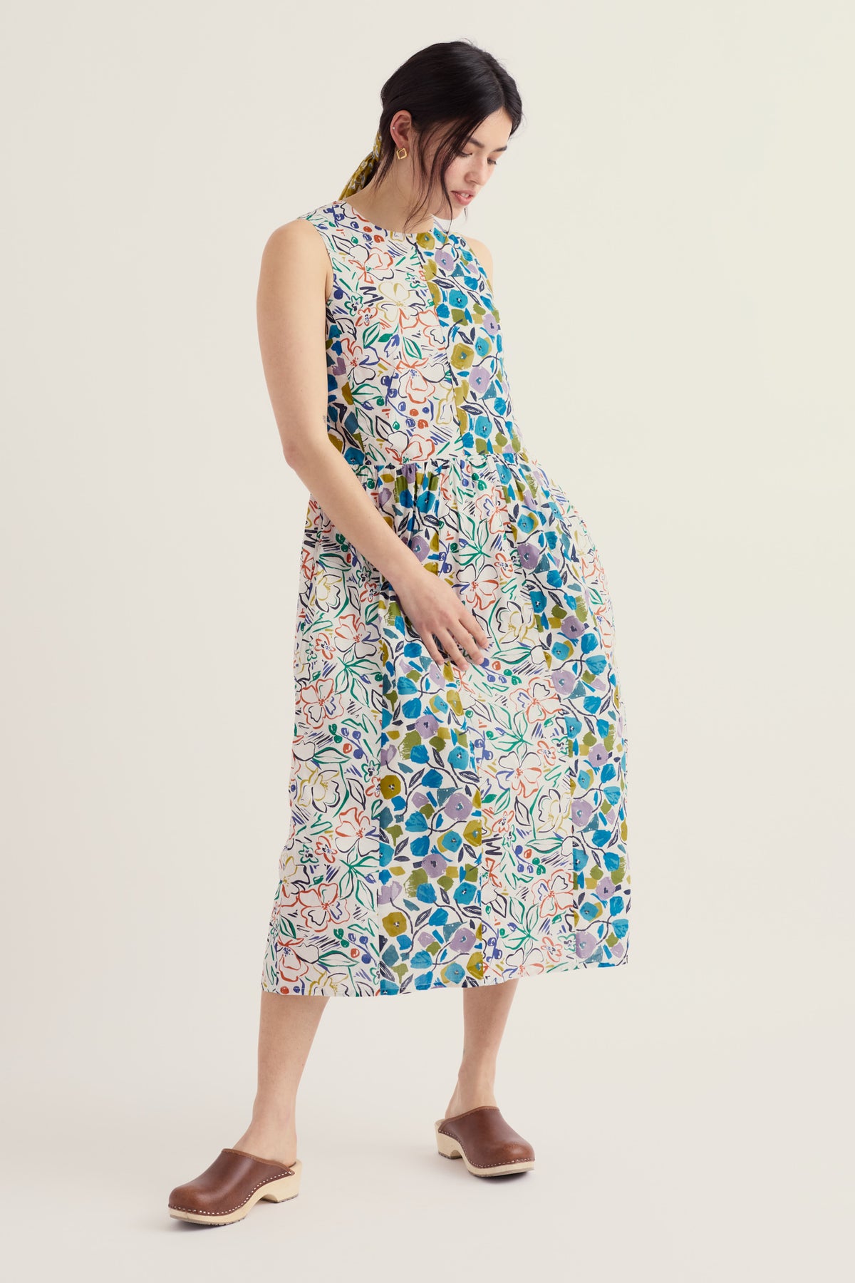 Ärmelloses Tellerkleid